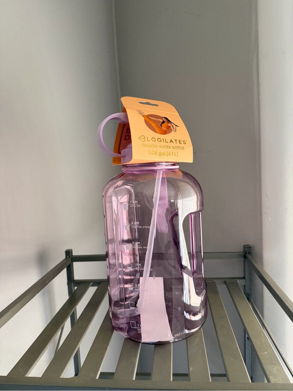 Blogilates Lilac Haze (purple)  1.08 Gallon Water Bottle - Large Hydration